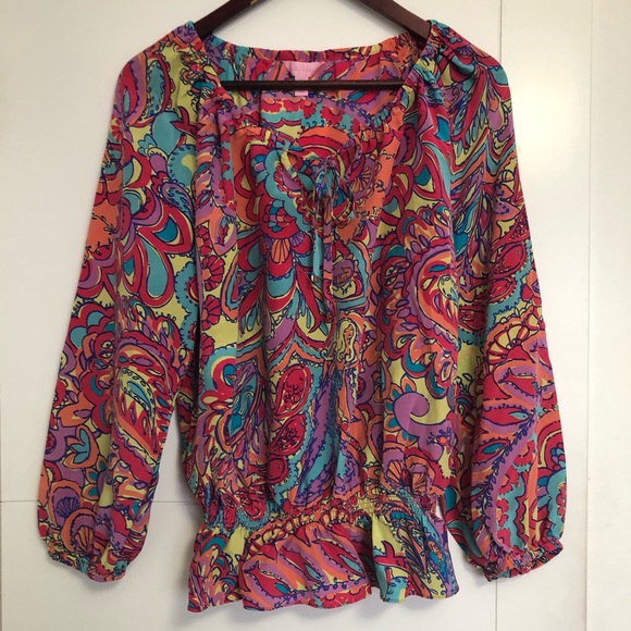 LILY PULITZER/Ladies/Blouse/SizeM